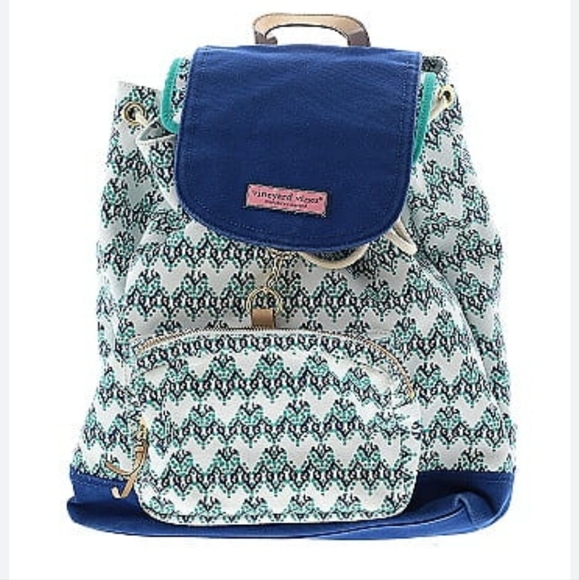 Vineyard Vines Royal Ocean Blue EUC Backpack - Picture 1 of 12